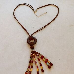 Bohemian statement necklace